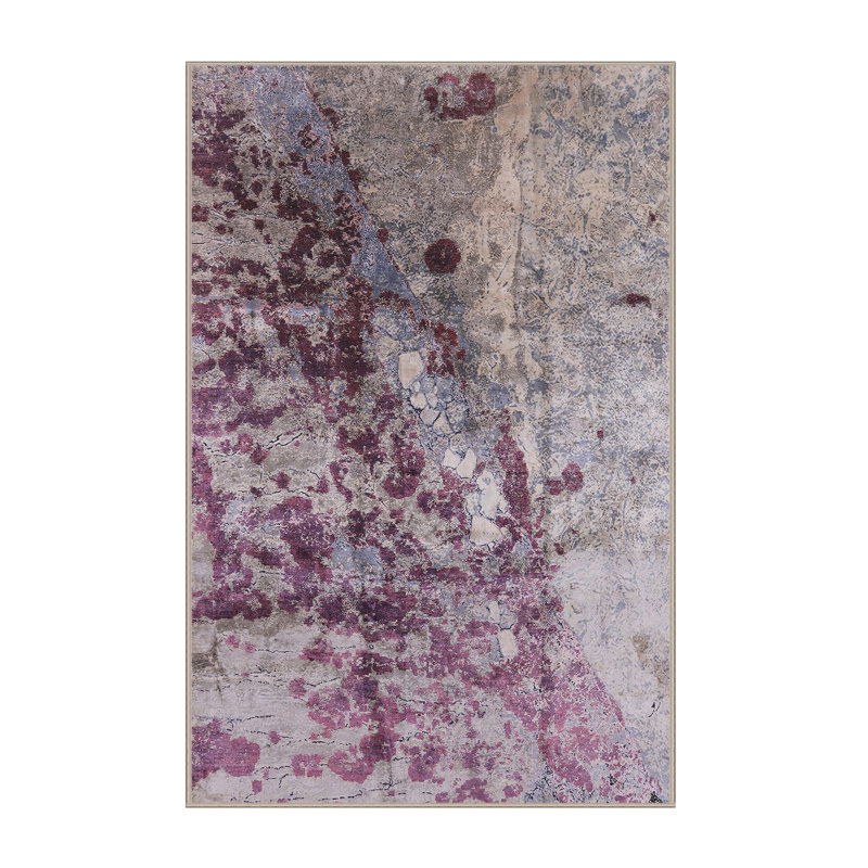 Tapis marocain tissé à la machine Hup, Rectangle 2 pi x 3 pi