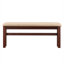 Ensemble de table de bar en pin massif avec tabourets rembourrés en tissu, sièges 2, table à manger cannelée de 59 pouces pour la cuisine ou la salle de jeux