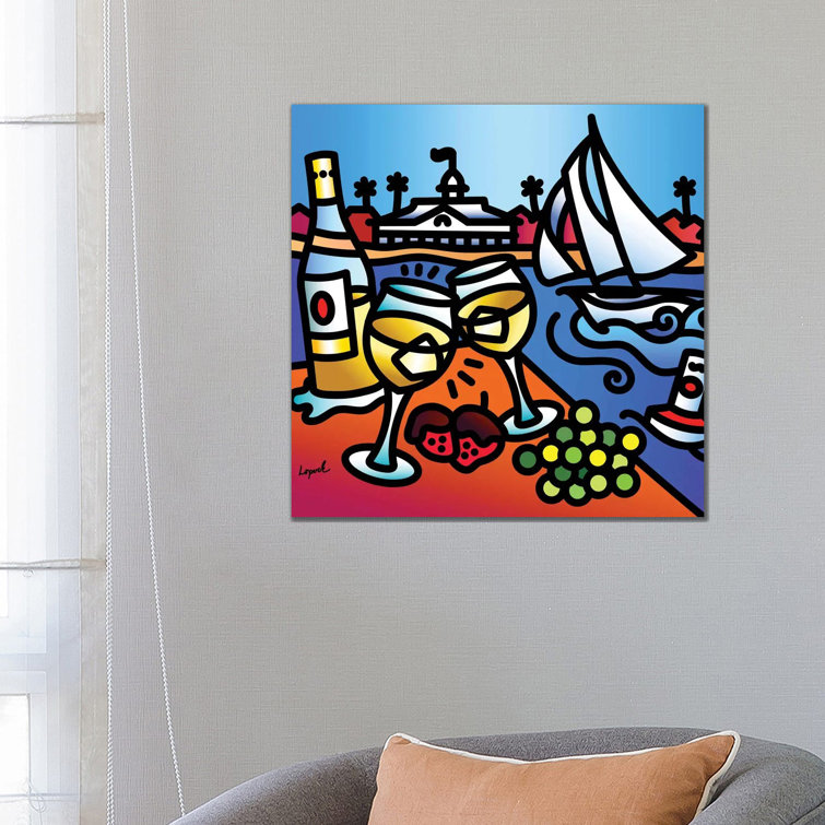 Three Sheets by Lisa Lopuck - Wrapped Canvas Print