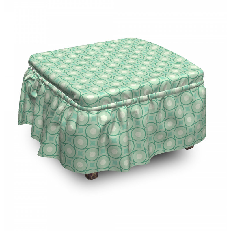 Box Cushion Ottoman Slipcover