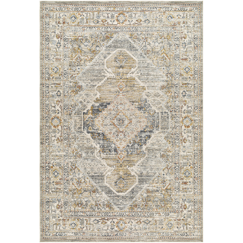 Oriental Indoor Rug, Rectangle 5' x 7'5"