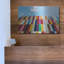 «Glass Rainbow», art mural en métal-1029726830