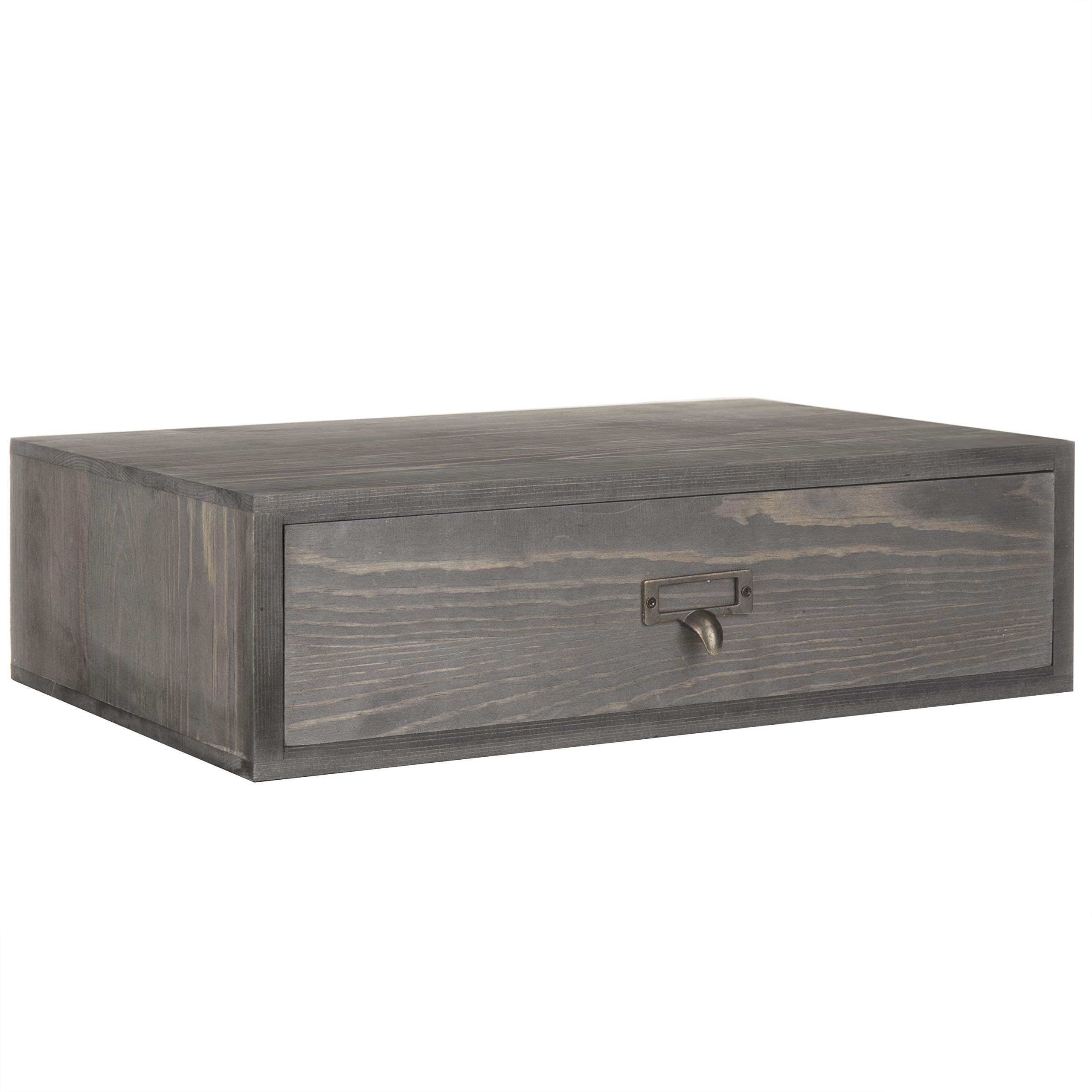 Inbox Zero Alzena Monitor Stand Riser with Storage Drawer | Wayfair