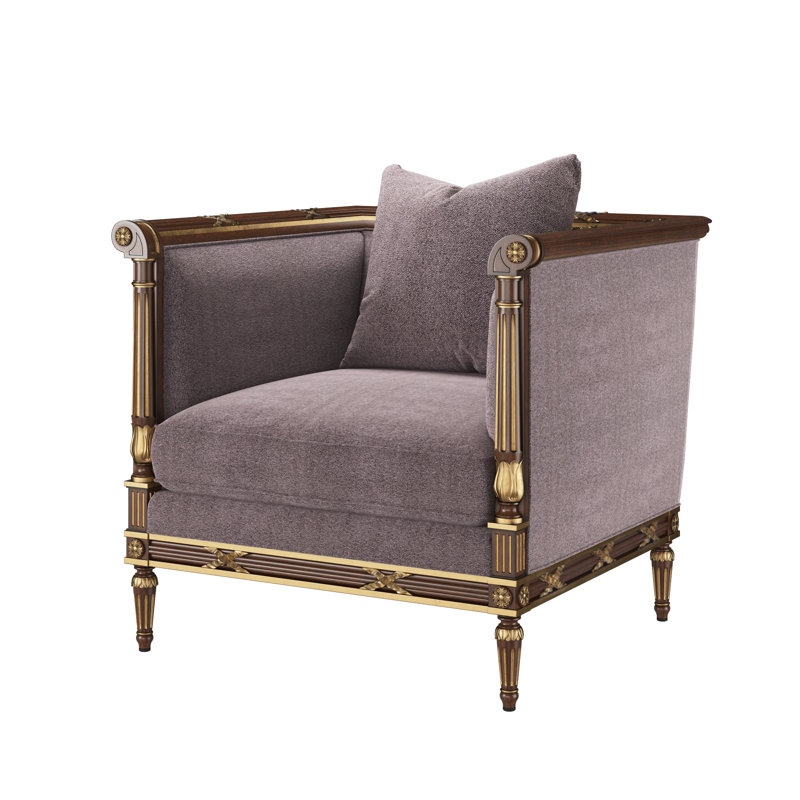The Regent's Visit  Accent Chair, Promise Ecru (Performance fabric) 1353-92