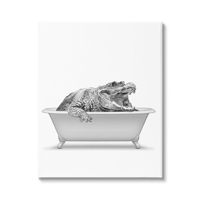 " Crocodile Bathroom Wildlife Tub "