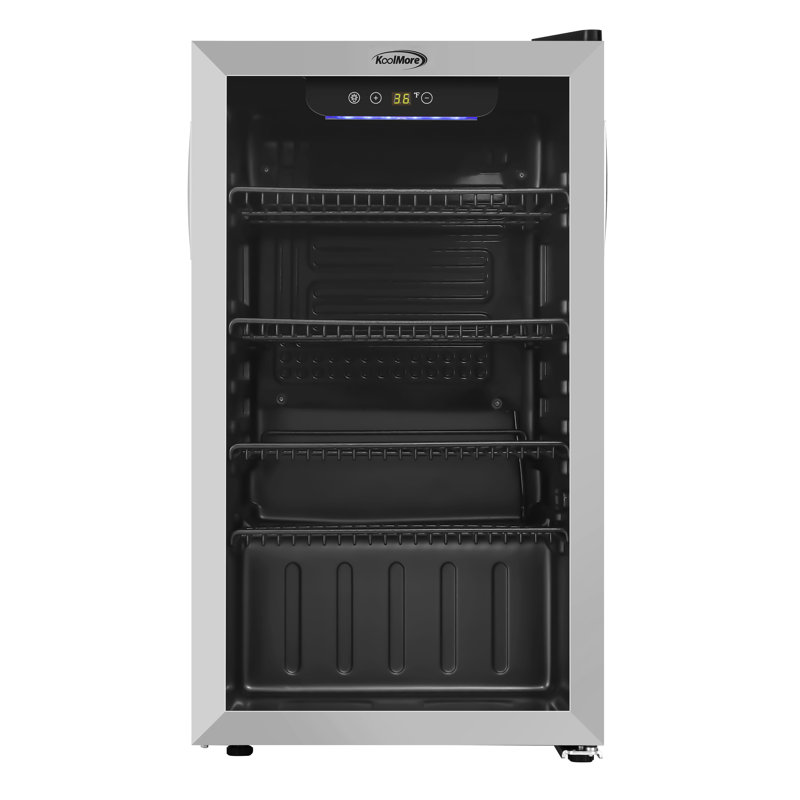 18 in. 3.2 Cu. Ft. Beverage Refrigerator Merchandiser with Stainless Steel Trim and Touch Panel (KM-BR32SS)