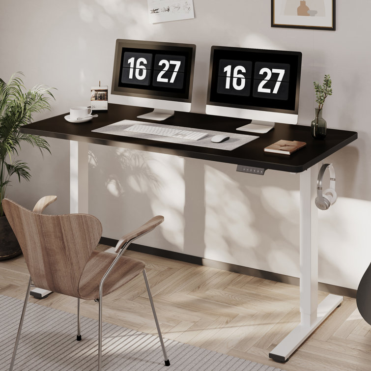 Baysenie 55"/60" Width Home Office Height Adjustable Standing Desk