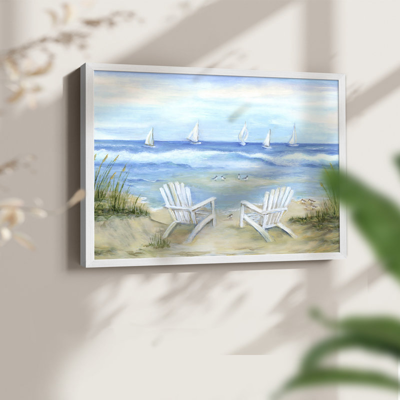 Seaside Escape -Framed Print - Restickable