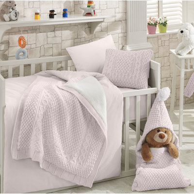 Kingsley 6-Piece Merino Wool Blend Crib Bedding Set 