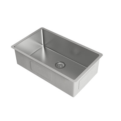 Chester 30'' L Single Bowl Stainless Steel Kitchen Sink