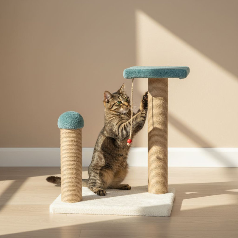 Grattoir pour chat, Turquoise