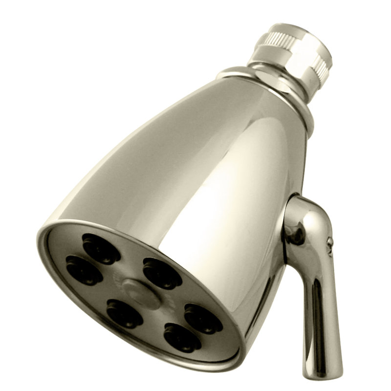 Speakman Style 2-1/4" Brass 6-Jet Adjustable Shower Head, Polished Nickel