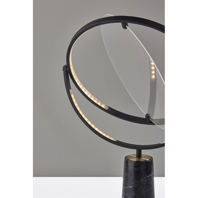 Lampe de table noire 24,75 "Catalena