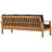 Marina Outdoor Patio Teak Sofa-1704479670