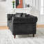 Canapé en tissu 83 po Chesterfield-1944188590
