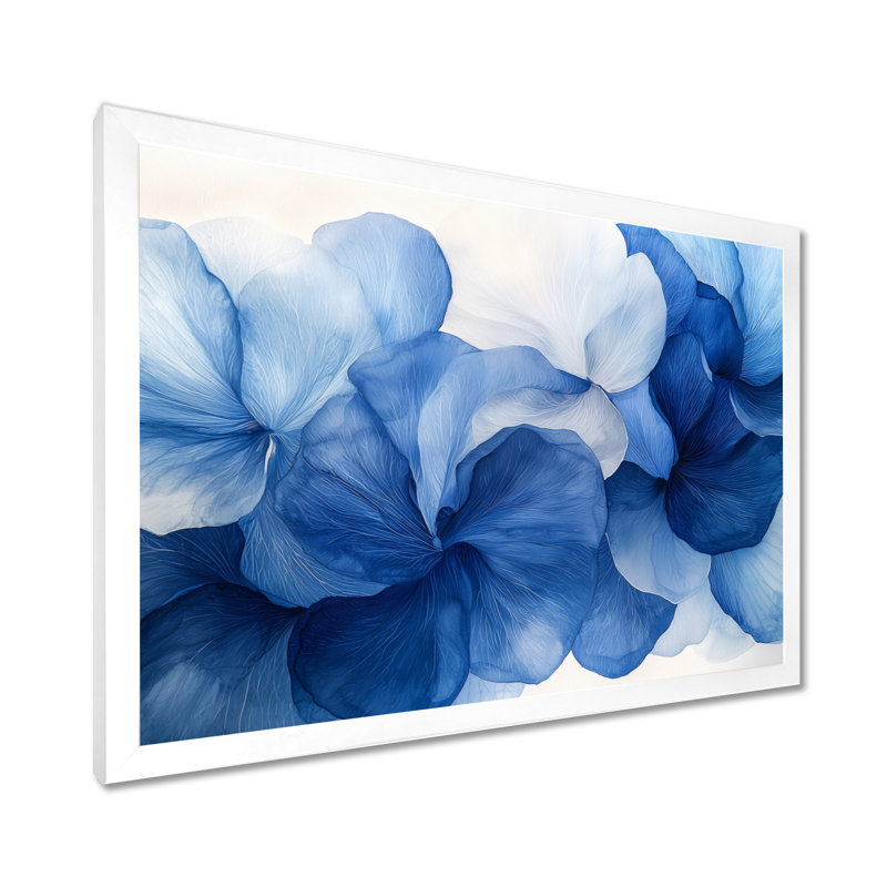 Art sur toile Uppingham - Zinnias, Reproduction d'une seule photo avec cadre, H 30 po x l 40 po, Blanc