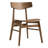 Solid Wood Dining Chair with Curved Seat&Back-295751959