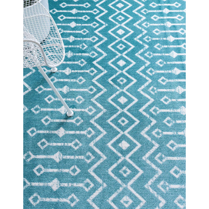 Tapis contemporain Aemtenan couleur de rivage, Tapis de couloir 2 pi x 6 pi 7 po