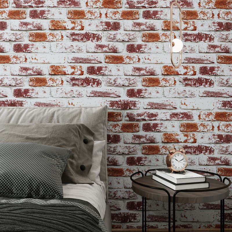 Papier peint auto-adhésif Peel and Stick Red Brick