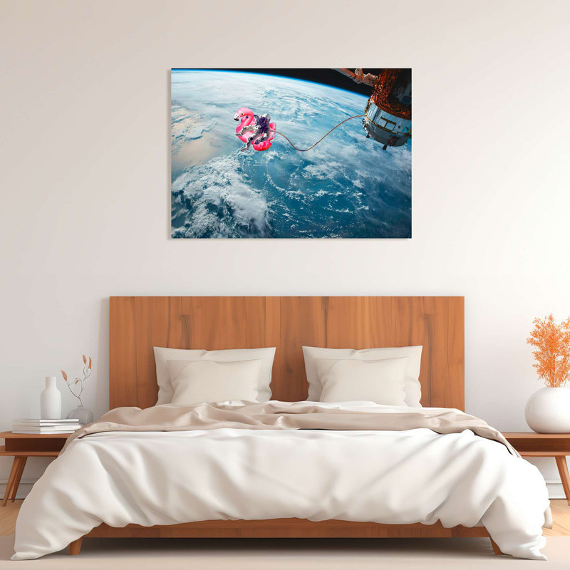 Surreal Photograph: Space Splash by Astrolabs - Wrapped Canvas Print, 60cm H x 80cm W x 4cm D