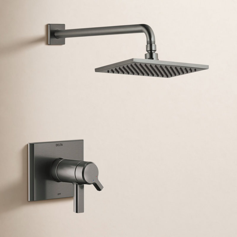 Pivotal® Shower Faucet, Lumicoat Black Stainless