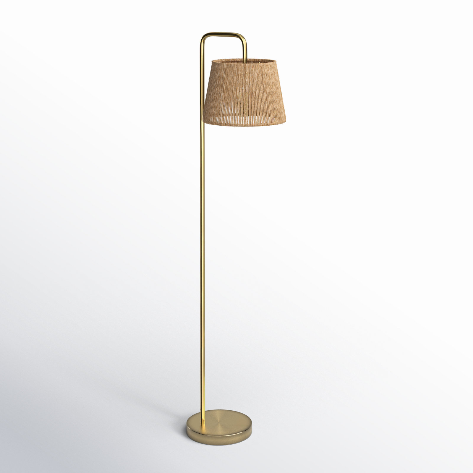 Calissa 59'' Floor Lamp, Antique Brass