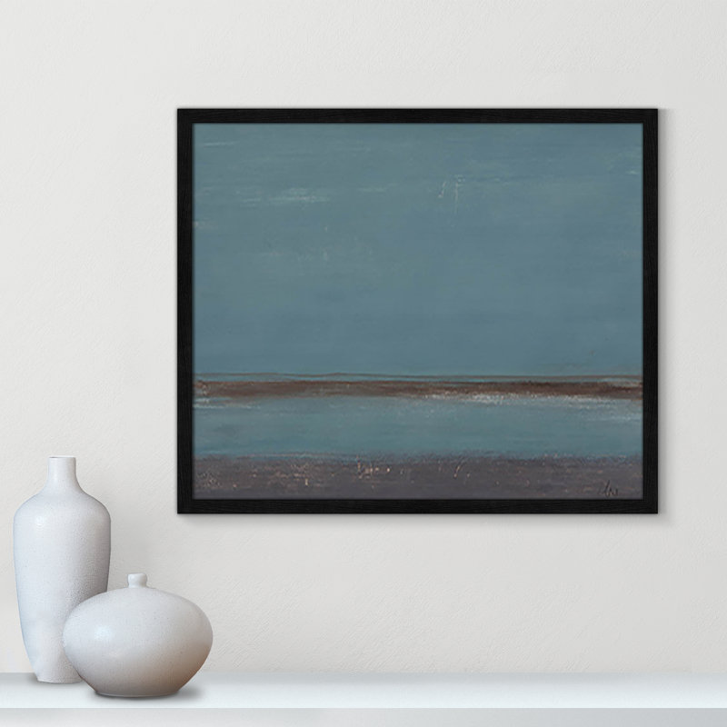 «A Distant Memory» par Casa Fine Arts Print, Pas de tapis, Cadre mince noir, H 21,5 po x l 25,5 po x P 0,75 po