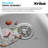 KRAUS Premier L Gauge Undermount 60/40 Stainless Steel Kitchen Sink-115303332-115303335