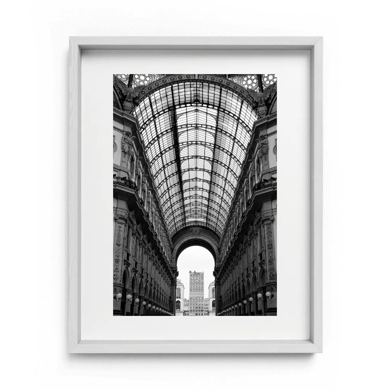 Martini Bianco Print by Joseph Regan, 16" H x 14" W x 0.75" D, White