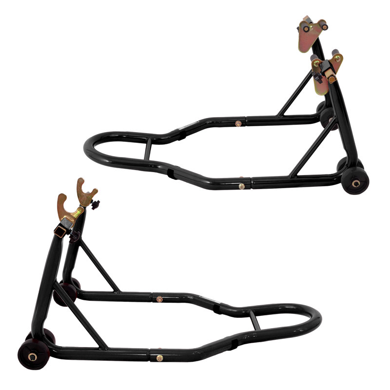 Support avant et arrière pour motocyclette, support combiné avant et arrière universel