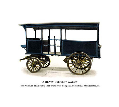 " A Heavy Delivery Wagon "