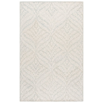Martha Stewart 3552 Hand Tufted 80% Wool; 20% Cotton Damask Rug