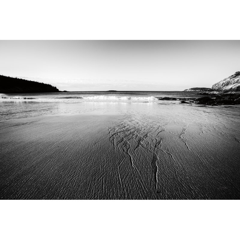 Tide Going Out by Aledanda - No Frame Print on Canvas, 30cm H x 46cm W x 3.8cm D