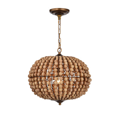 Lustre globe à 3 lumières Alvis