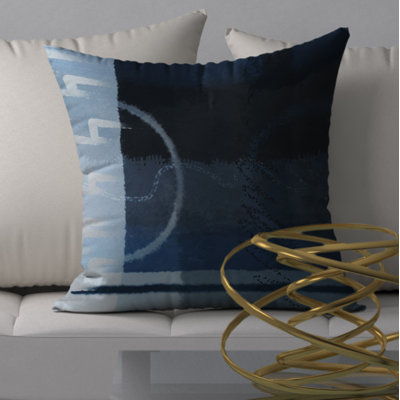 Abstract Throw Pillow