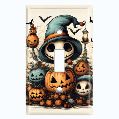 Halloween 1 - Gang Toggle Light Switch Standard Wall Plate