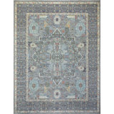 Transitional One-of-a-Kind Rectangle 9' X 11'7" Hand Knotted Area Rug