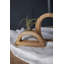 Fauve 4" Wood Tabletop Candlestick