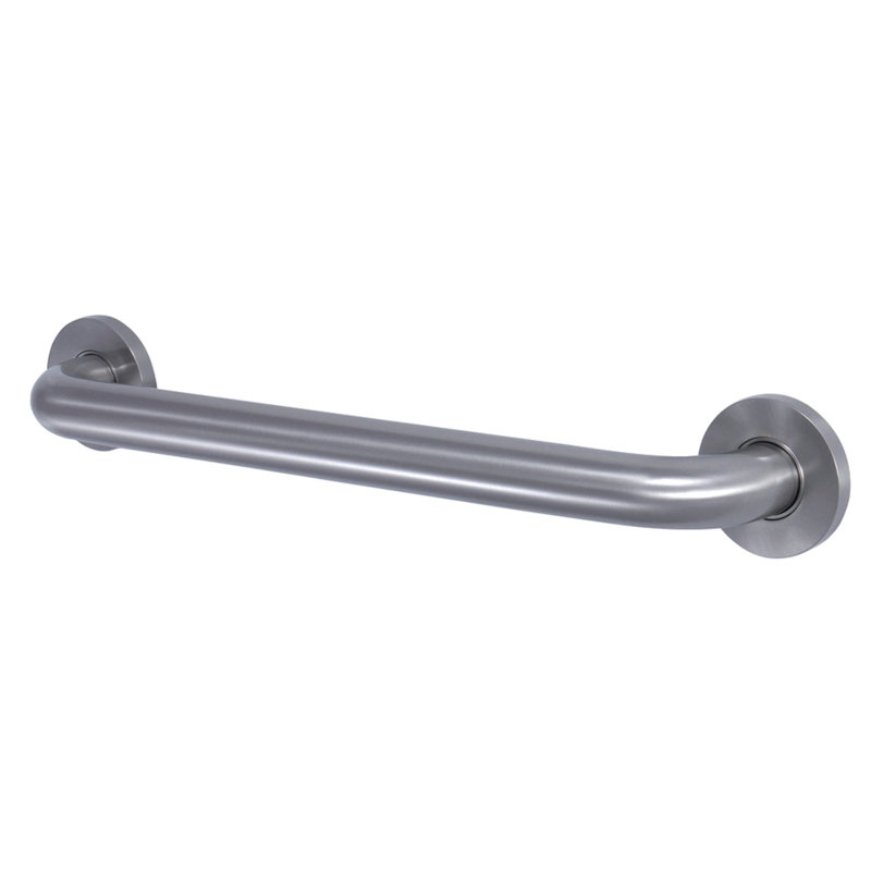 Kingston Brass Silver Sage 1-1/4 Inch O.D Grab Bar, Brushed Nickel, 14.75" W