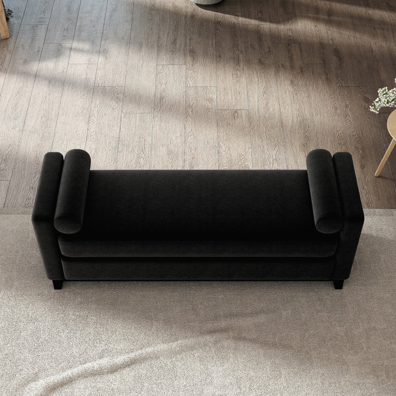 Banc style campagne moderne, Black, Black