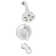 Caspian Temperature Control Tub and Shower Faucet