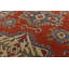 Tapis en laine rouge 3 pi 10 po x 5 pi 10 po one-of-kind noué la Hetherington