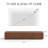 Minimalist TV Stand, Wood Media Console With Drawers, Walnut Veneer, 78" Fully-Assembled