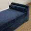 Banc rembourré avec deux coussins Modern Chenille-446880480
