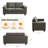 64.2” Loveseat Sofa Couches, Modern 2 Seat Sofa For Small Living Room Bedroom Office-326105908