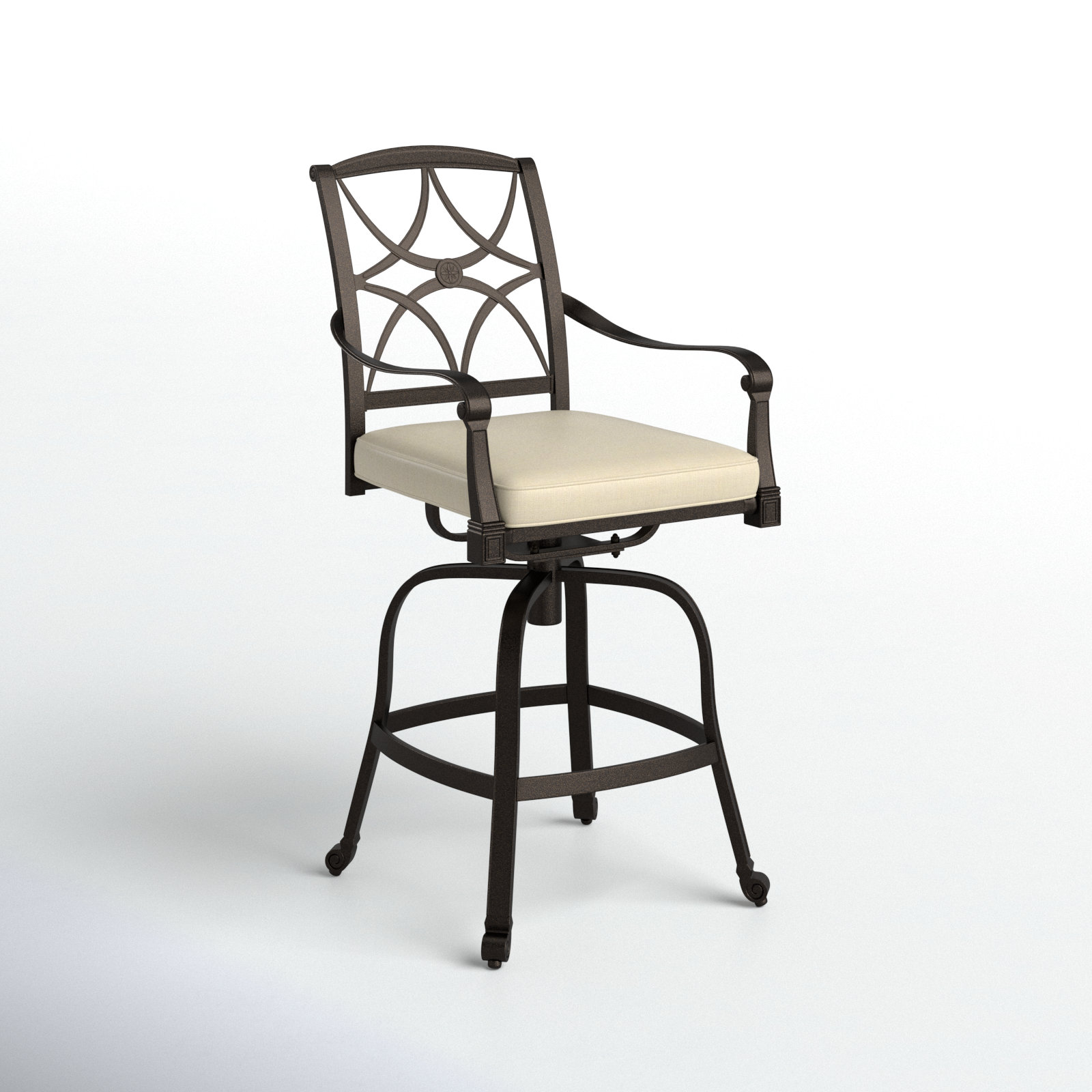 Wiltshire 48.25'' Outdoor Bar Stool Birch Lane