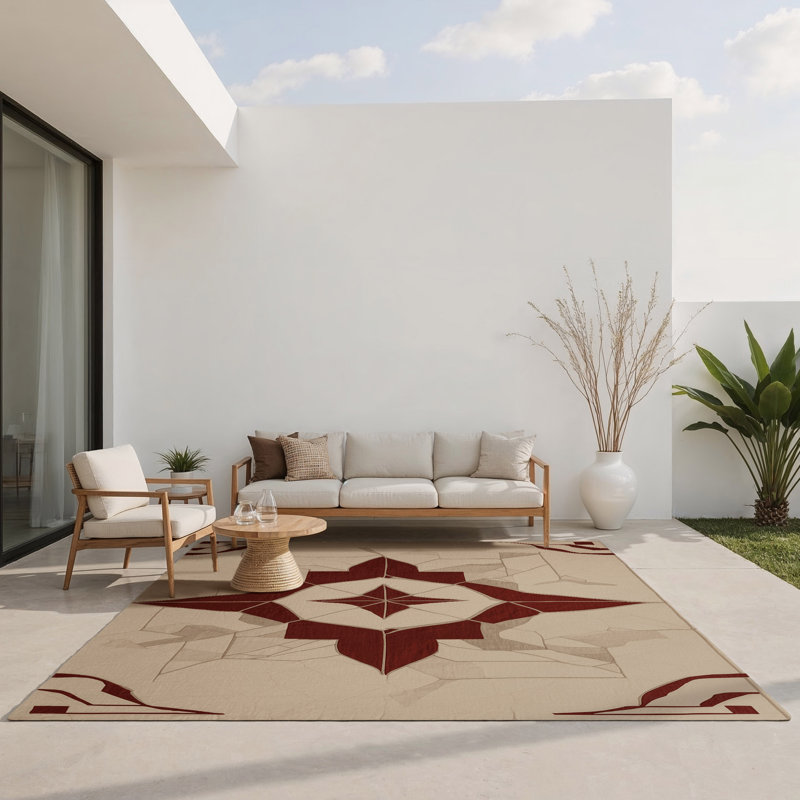 Tapis d'intérieur et d'extérieur Tessellation Vista, Rectangle 1 pi 6 po x 2 pi 6 po