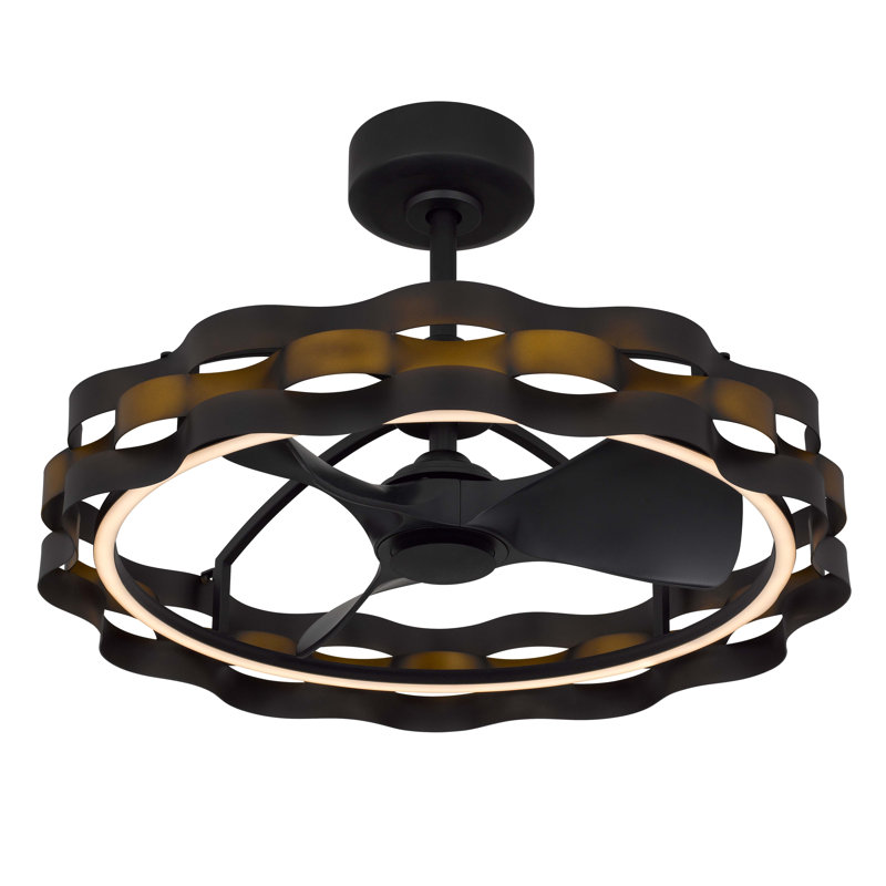 Zemora 22'' Ceiling Fan with LED Lights