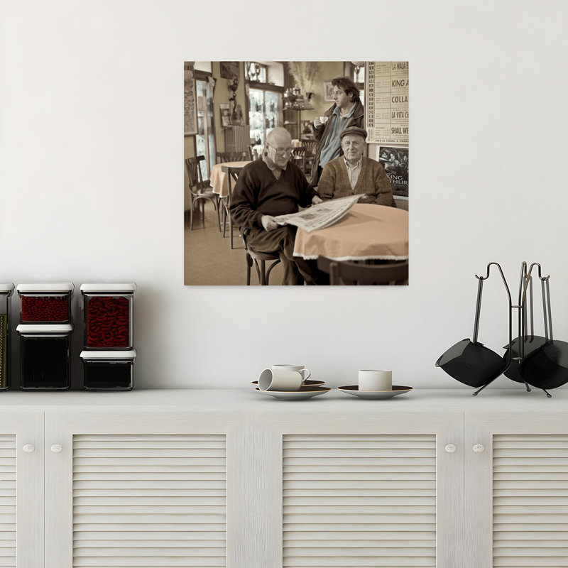 Art contemporain Bellagio Caffe 1, H 18 po x l 18 po