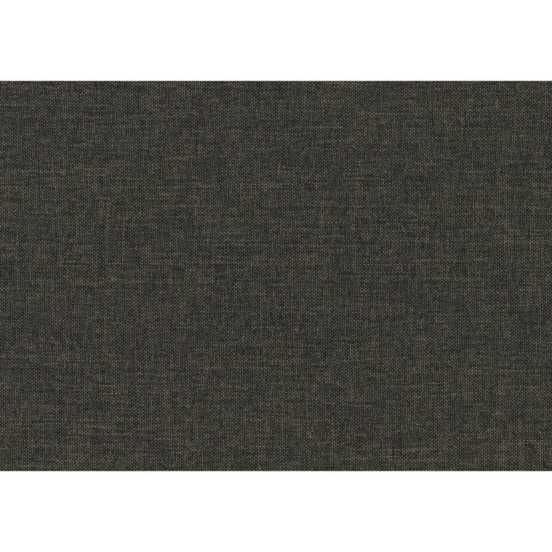 Méridienne rembourrée en tissu avec cadre gigogne en bois, Gris